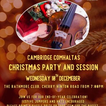 Christmas Party and Session – Wednesday 10th December 2025